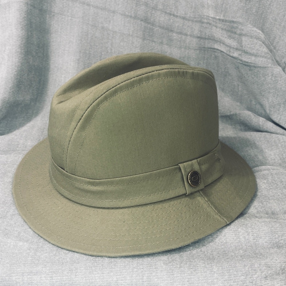 Designer Collection Fedora‎ Hat Men One Size Tan Brown Wide Brim Grandpacore